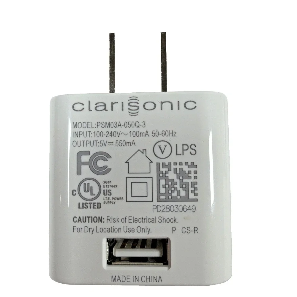5V Power Adapter PSM03A-050Q-3 Charger charging‎ Base For Clarisonic MIA 1 MIA 2